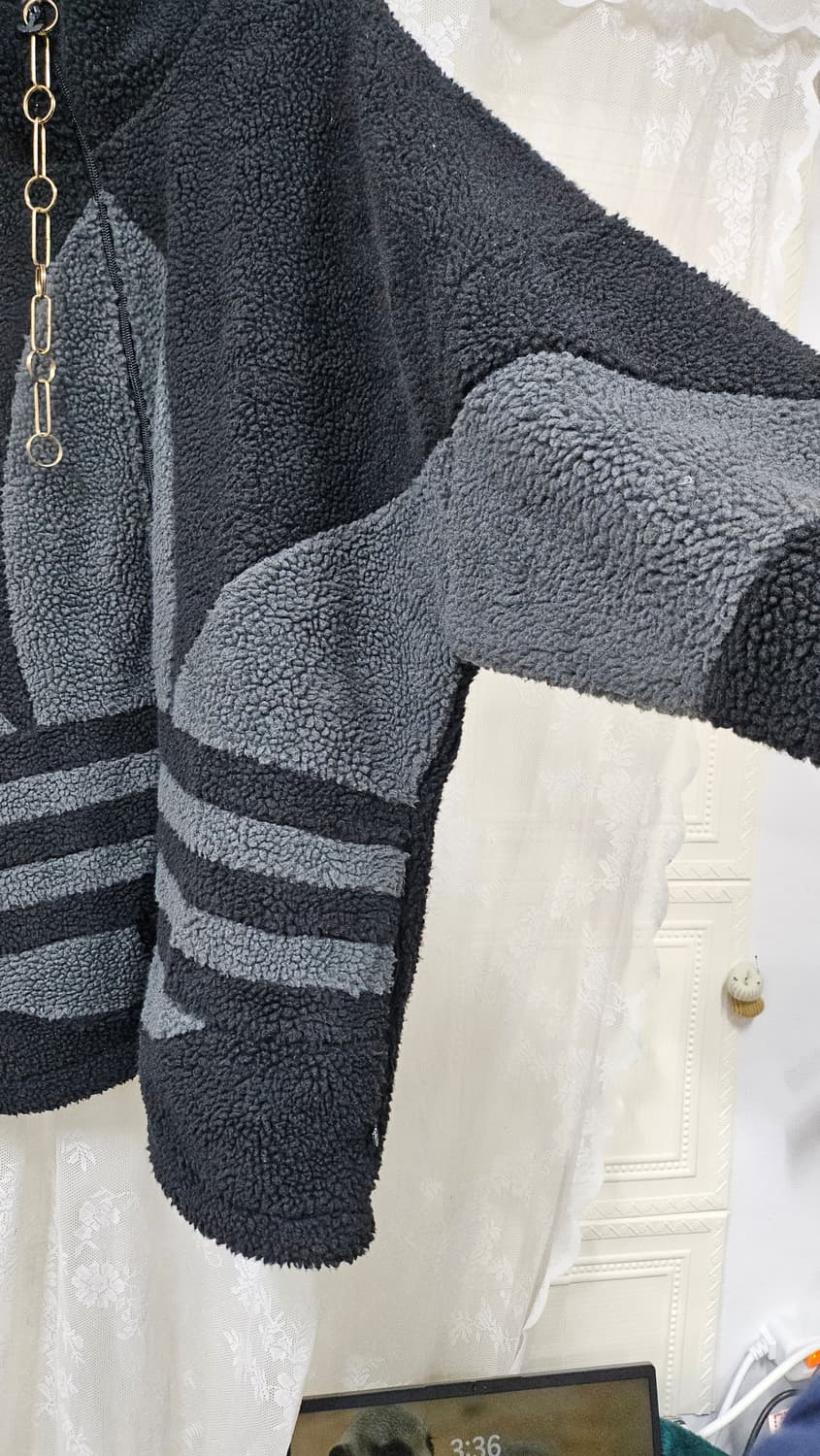 아디다스  뽀글이 플리스 자켓 상품이미지6