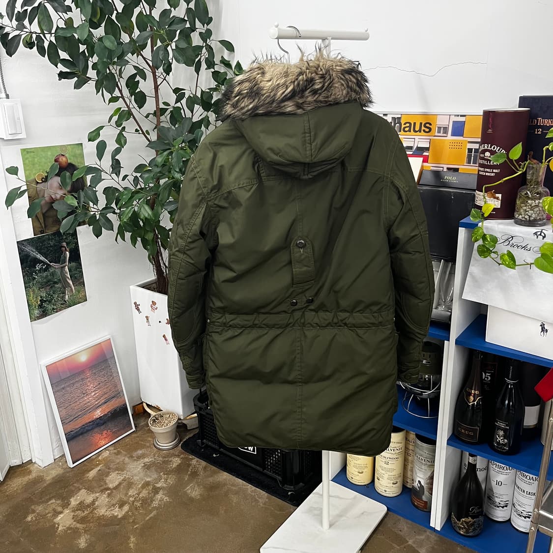 폴로랄프로렌 IECS 캐나다군 패딩점퍼 S 상품이미지6