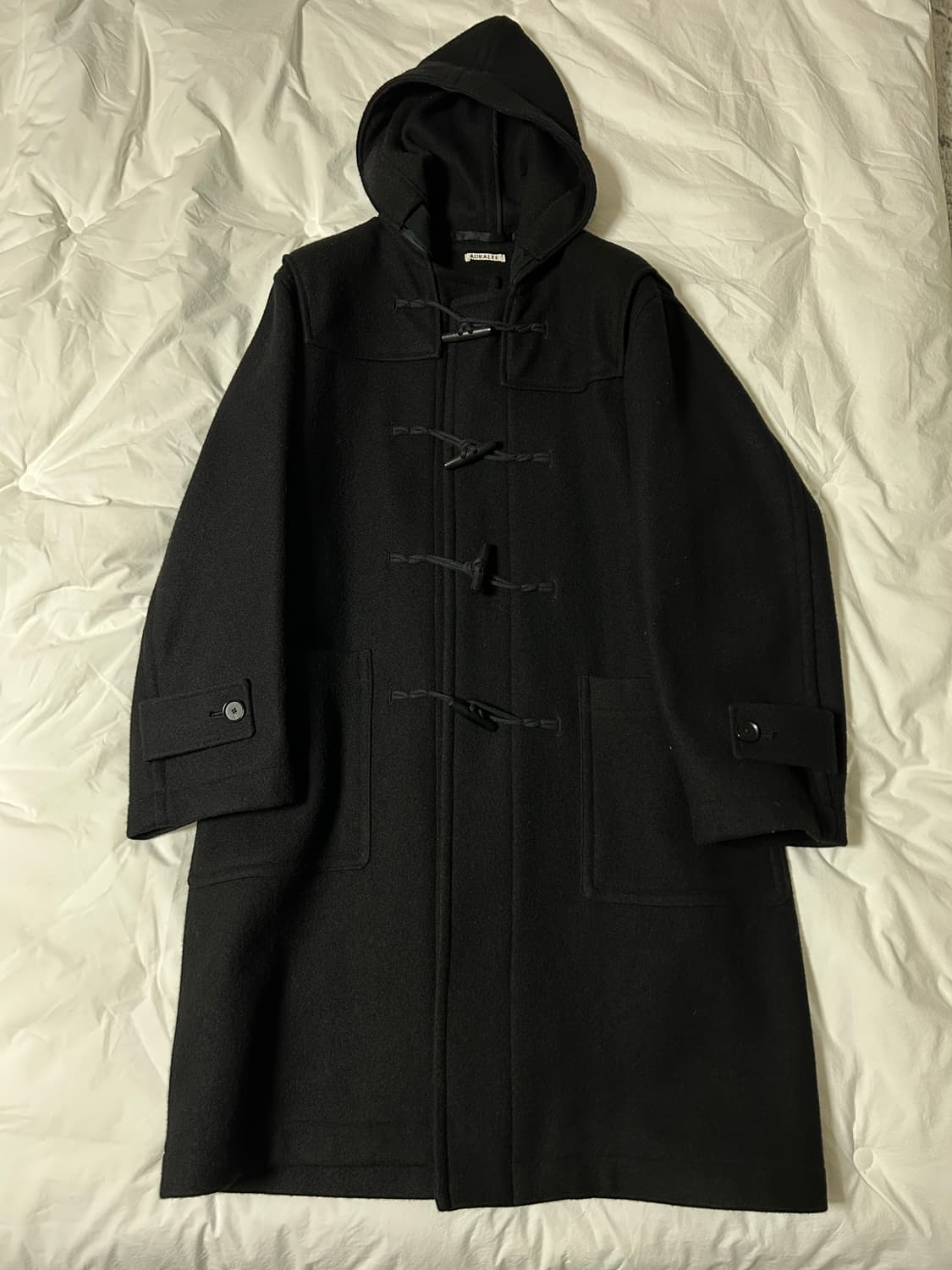 오라리 더플코트 블랙 3 상품이미지1