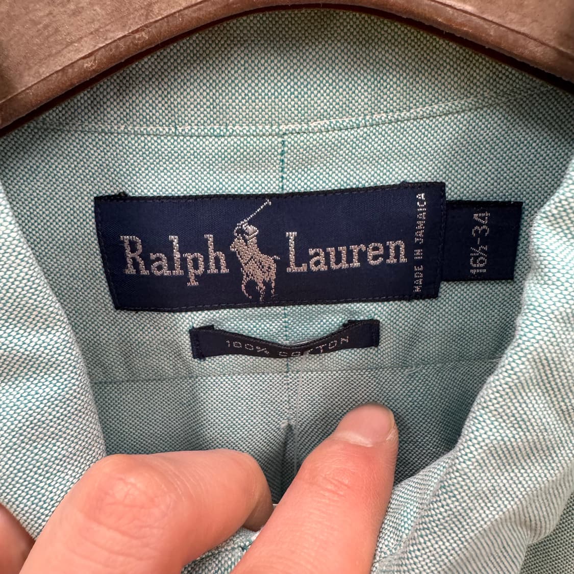 폴로 랄프로렌 솔리드 긴팔 셔츠 멀티포니 포인트 틸 상품이미지6