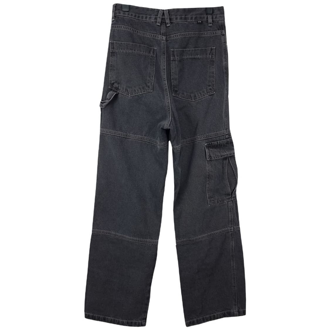 [꼼파뇨] 카고 카펜터 흑청 블랙 데님 팬츠 M19076 상품이미지3