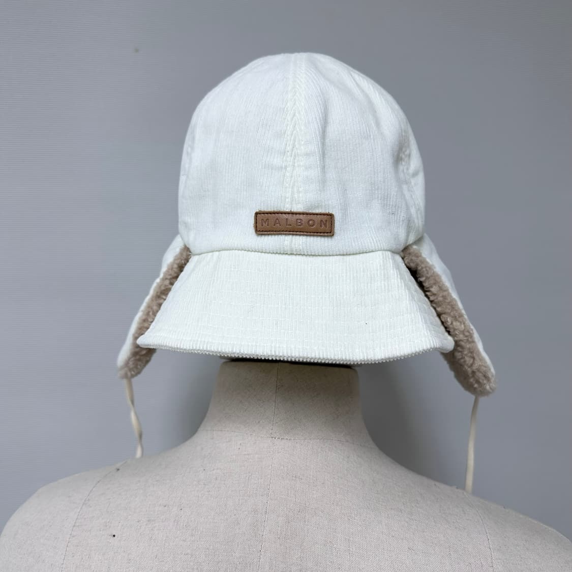 MALBON 말본골프 코듀로이 보아 귀달이 버킷햇 모자 56cm 상품이미지4