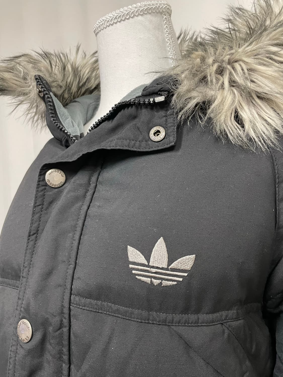 아디다스 파이어버드 퍼 오리털 패딩 (희귀매물) 상품이미지4