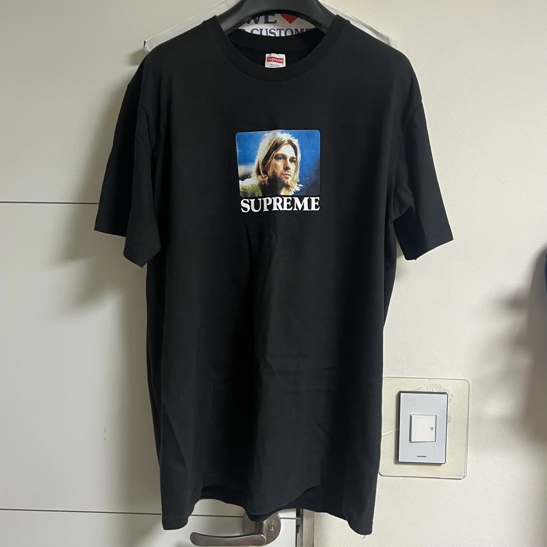 슈프림 커트 코베인 티셔츠 블랙L 상품이미지1