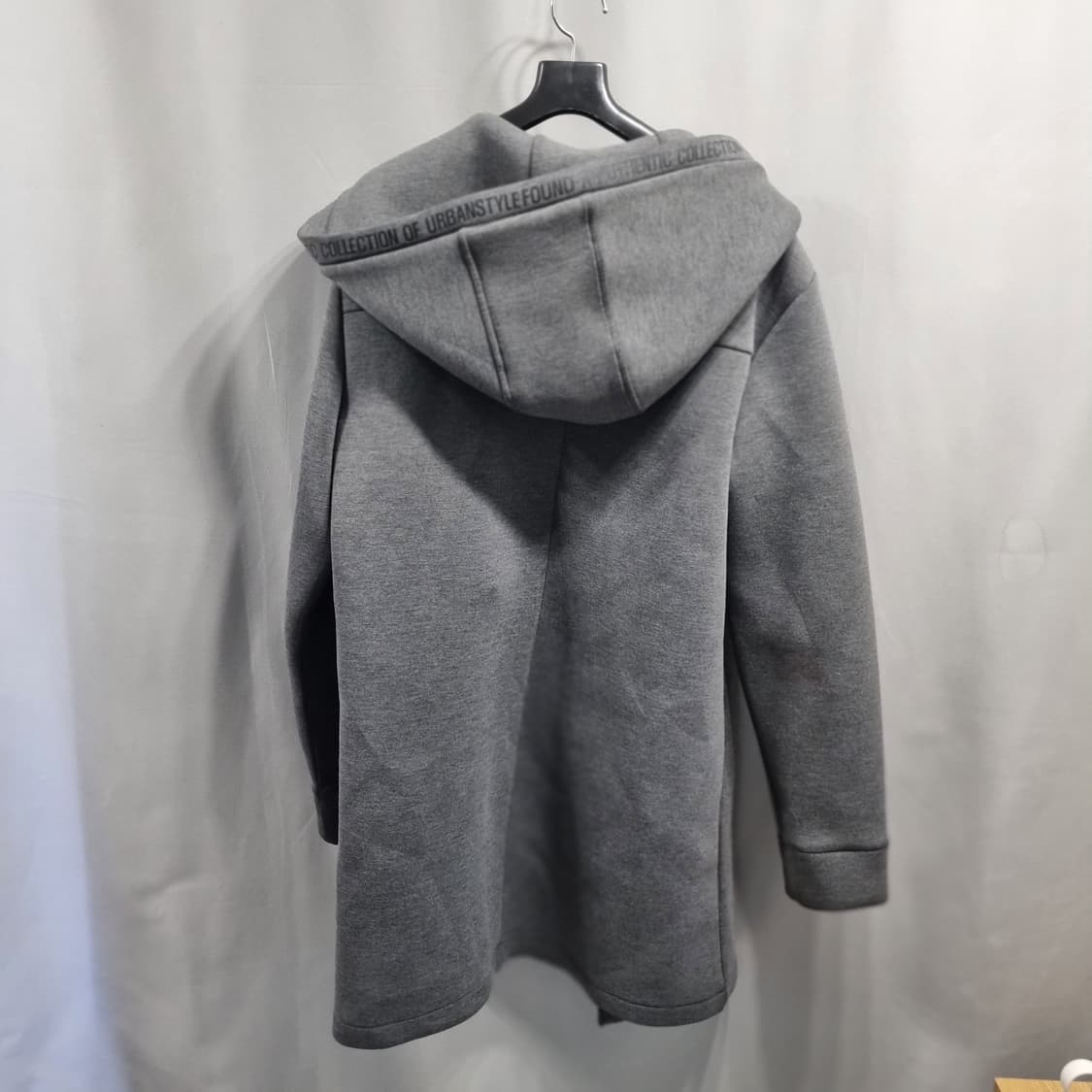 URBAN CREW 기모 후드집업 그레이 상품이미지2