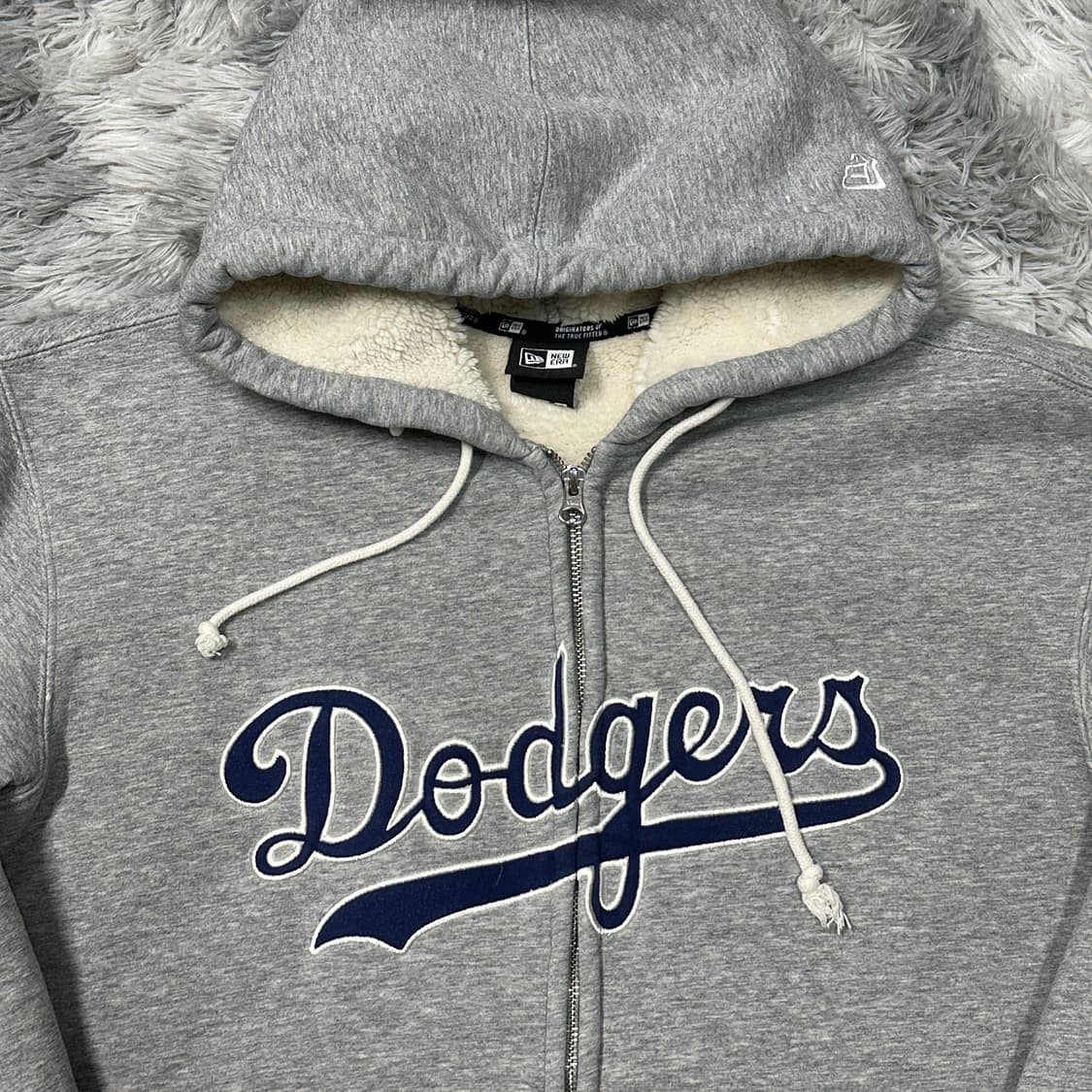 뉴에라 LA다저스 기모 헤비 후드집업  상품이미지2