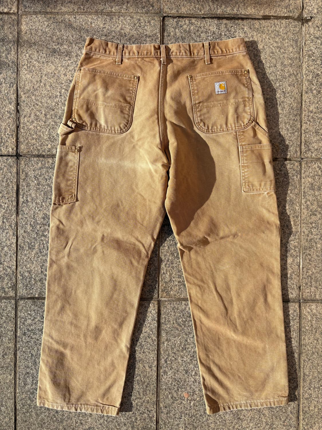 칼하트 더블니 카펜터 워크팬츠 BRN 상품이미지6