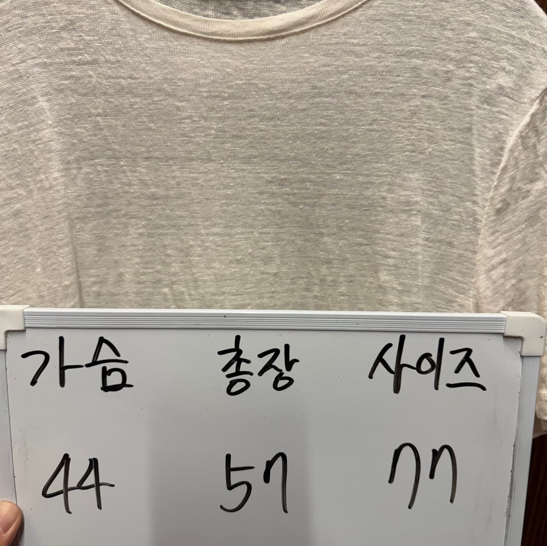 NOTSHY 낫샤이 린넨 반팔티셔츠  상품이미지5