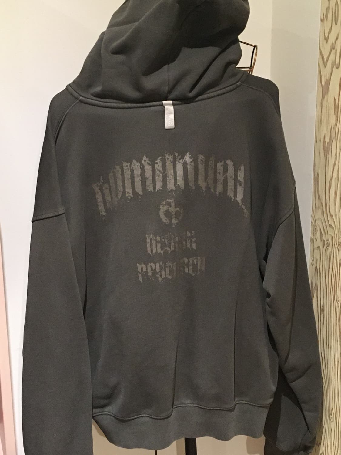 노매뉴얼 레이어 후드집업 딥카키 L 상품이미지3