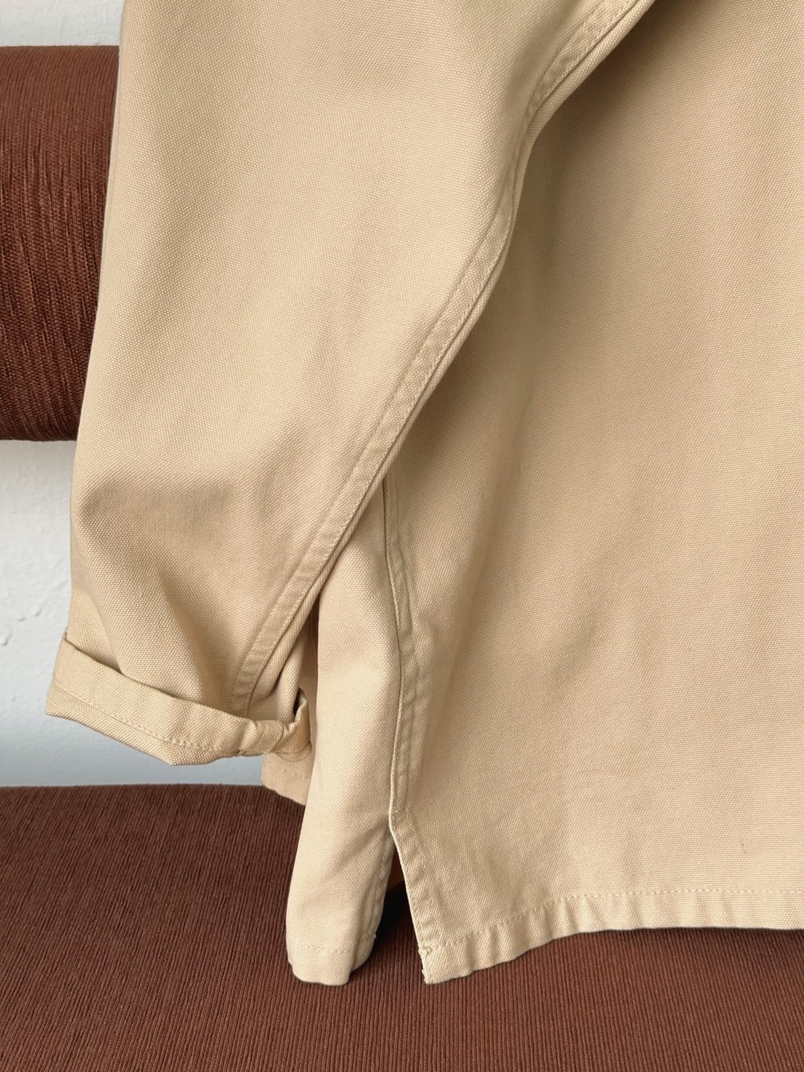 Heavy cotton canvas worker coat 상품이미지4