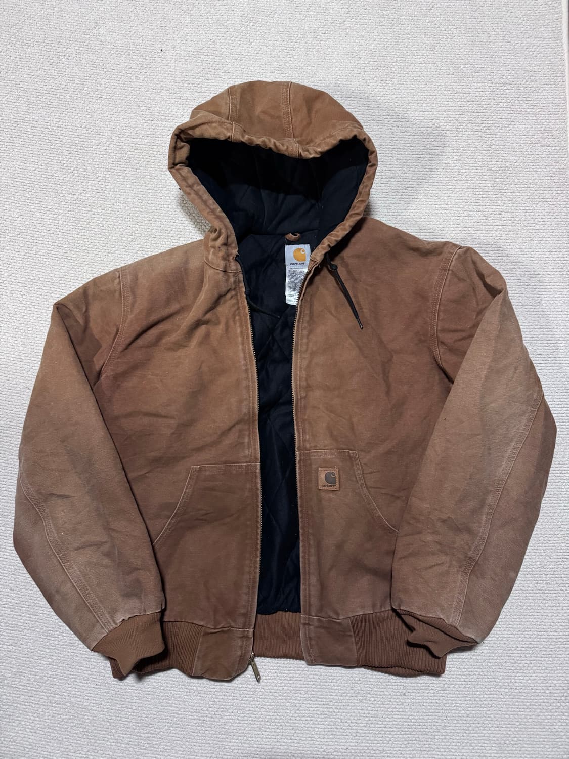 00s Carhartt 킬히트 J130 브라운 덕 액티브 자켓 M 상품이미지1