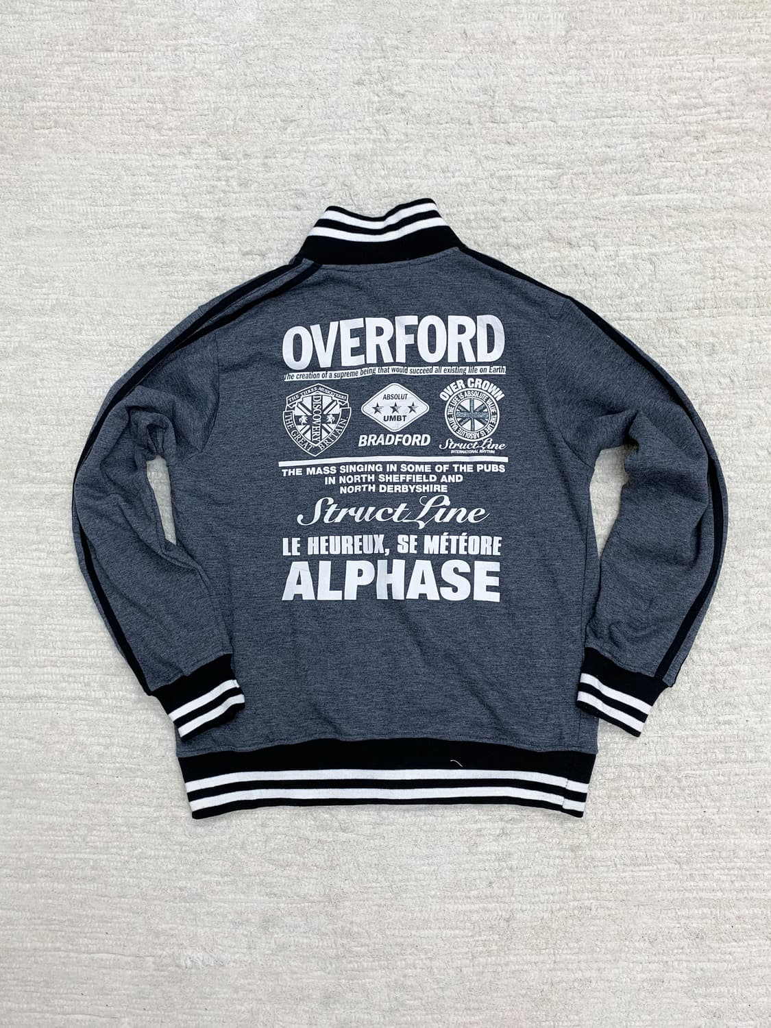 Grey Printed Zip-Up 상품이미지3