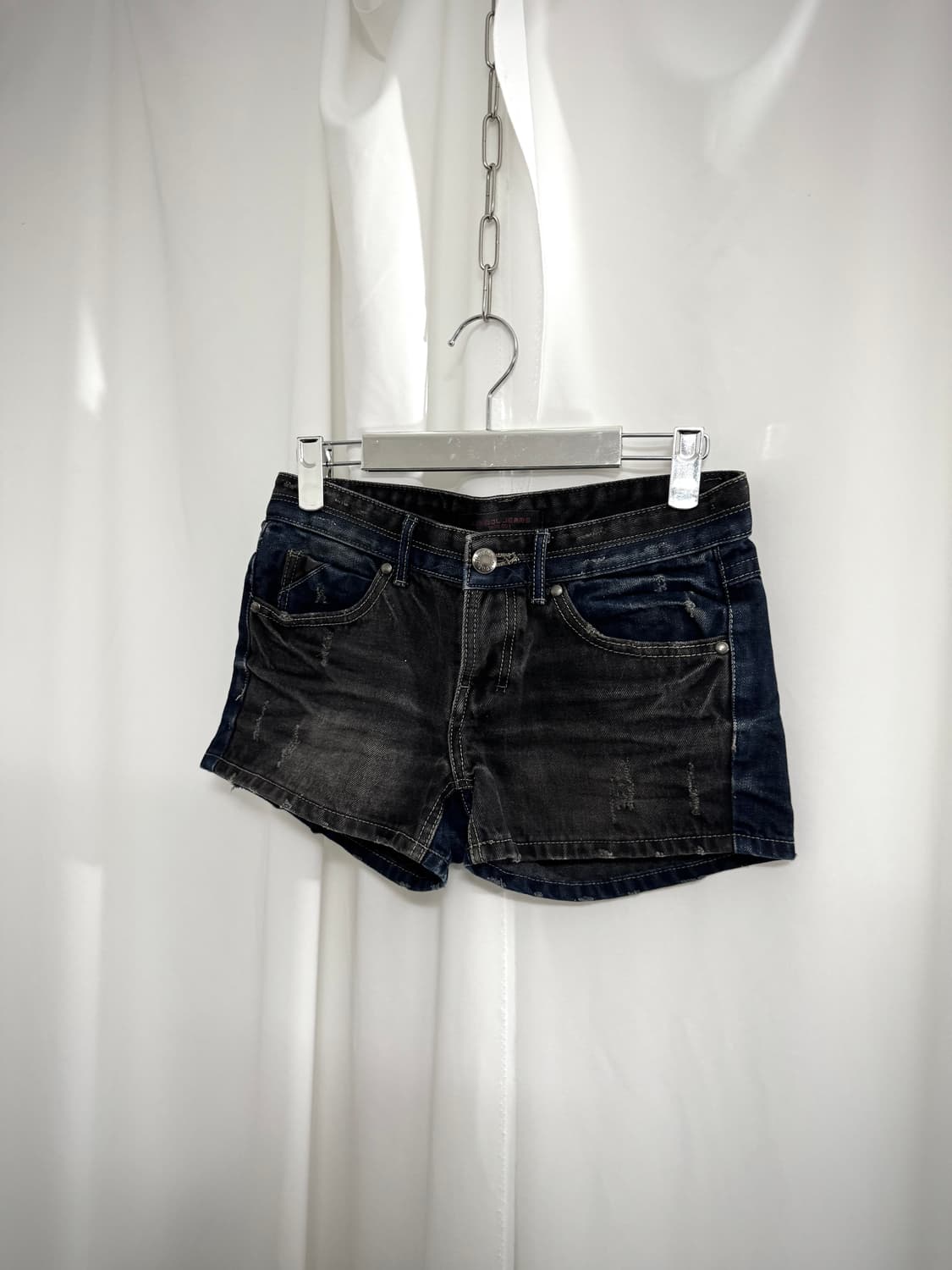  Contrast black wash shorts  상품이미지3