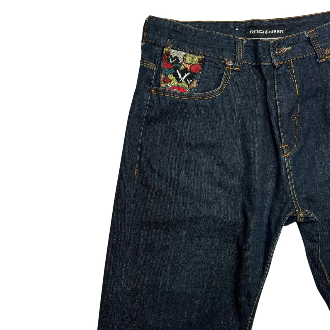 로카웨어 올드스쿨 포켓 엠브로이드 데님 팬츠 39inch 상품이미지5