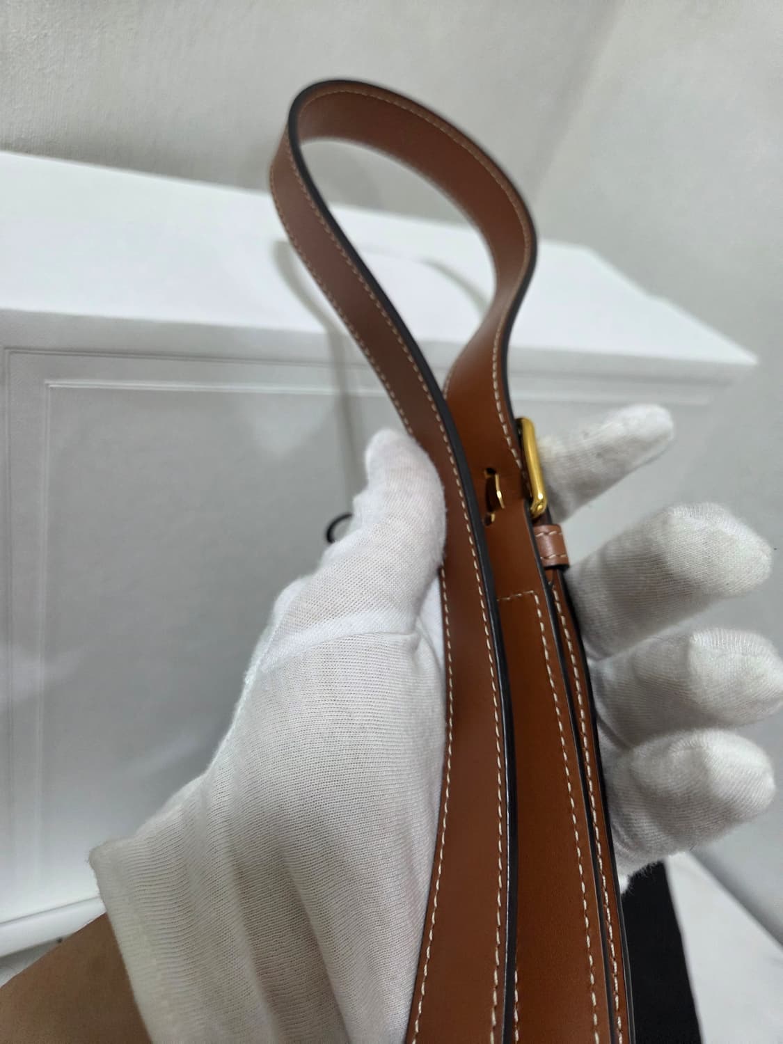 셀린느 트리오페 버킷백 Tan Small Size  상품이미지8