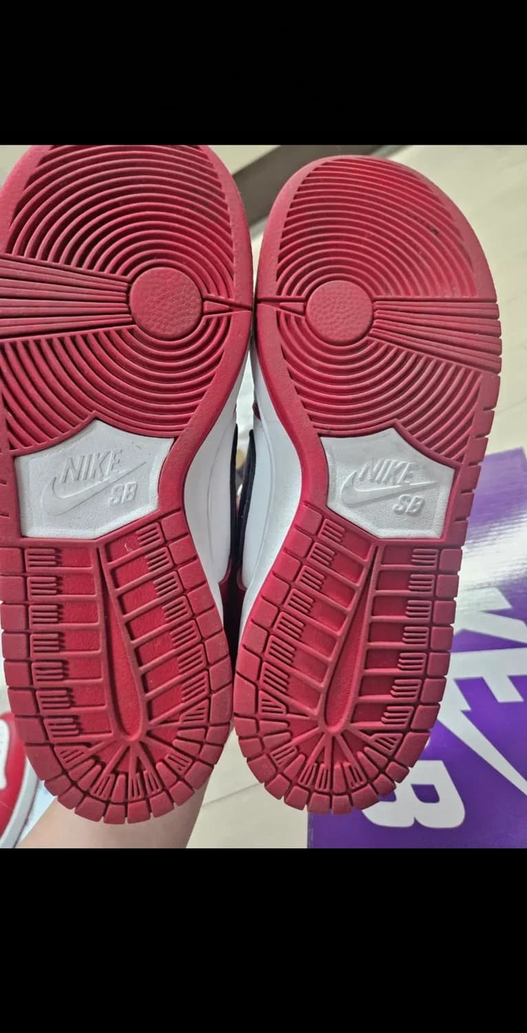 직거래시(13만)나이키 SB 덩크 로우 시카고 260mm 상품이미지5