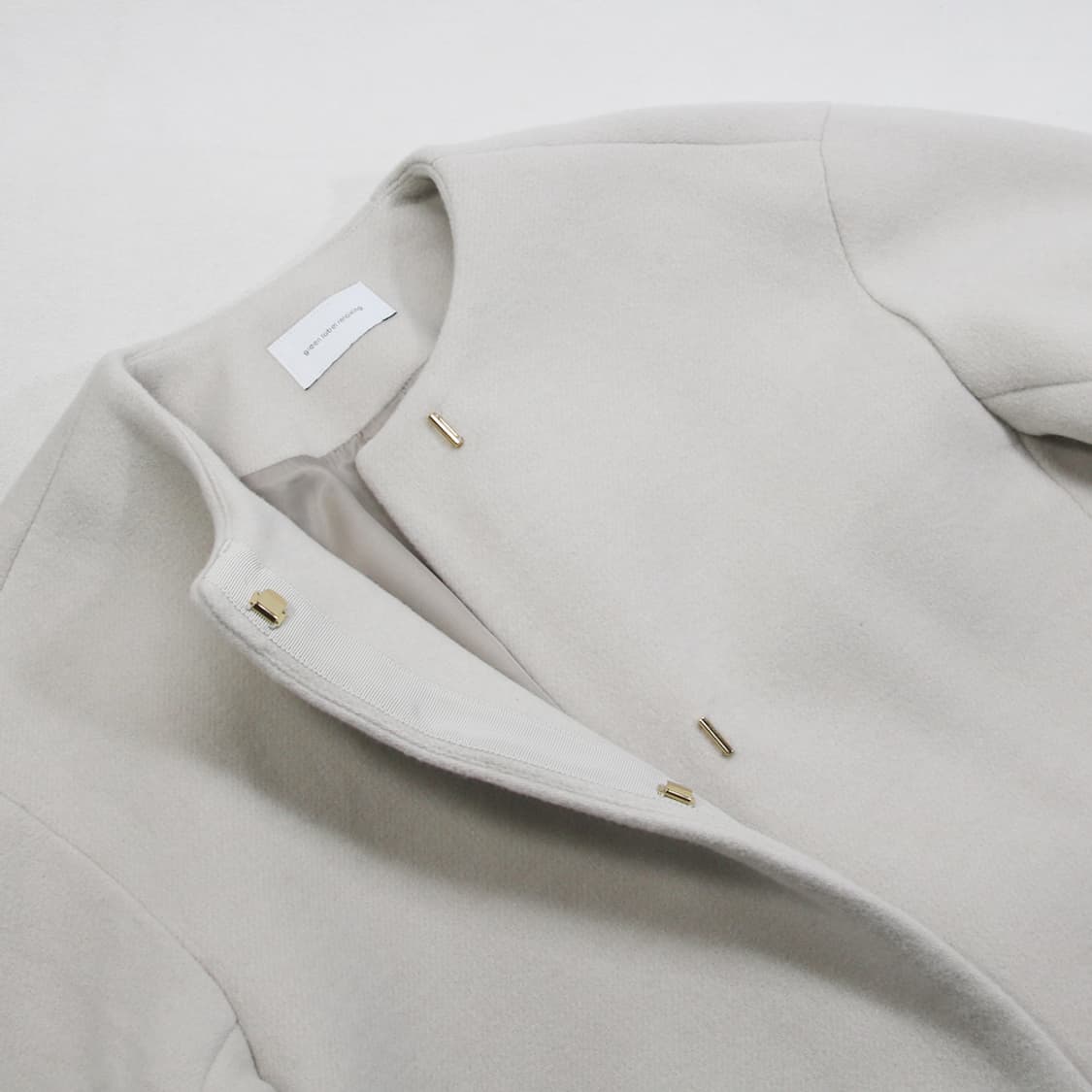 green label relaxing 라운드 코트 (여성용 40) 상품이미지7