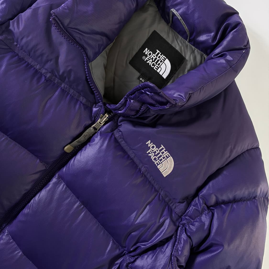 The North Face 노스페이스 00‘s 퍼플 유광 구스다운 패딩 상품이미지4