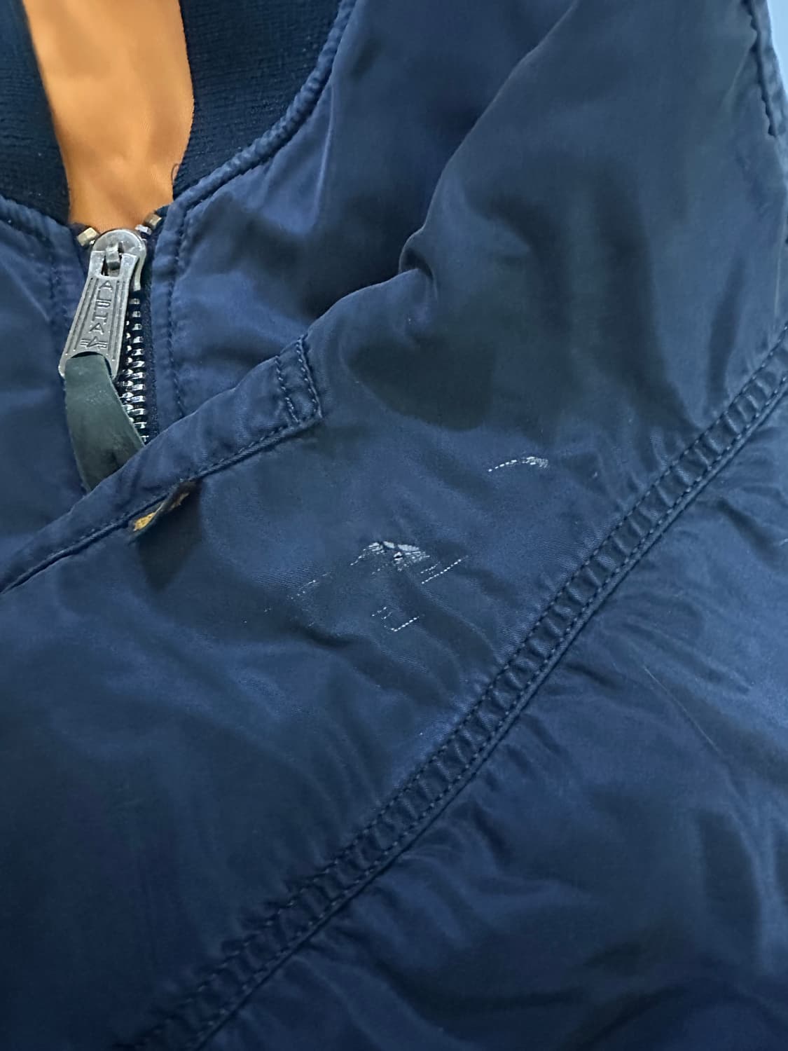 알파인더스트리 ma-1 항공자켓 네이비 상품이미지3