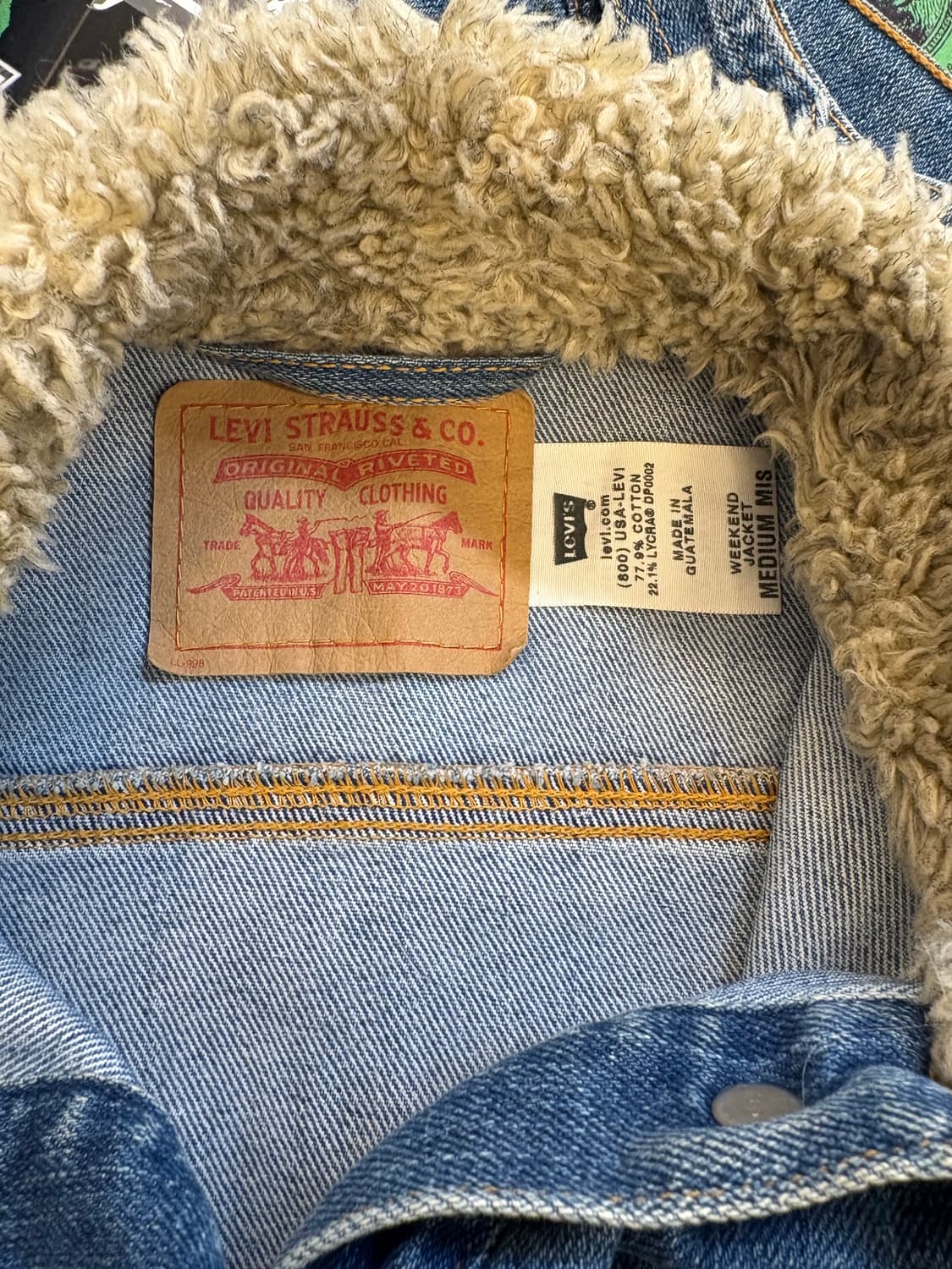 리바이스 셰르파 데님 자켓 상품이미지3