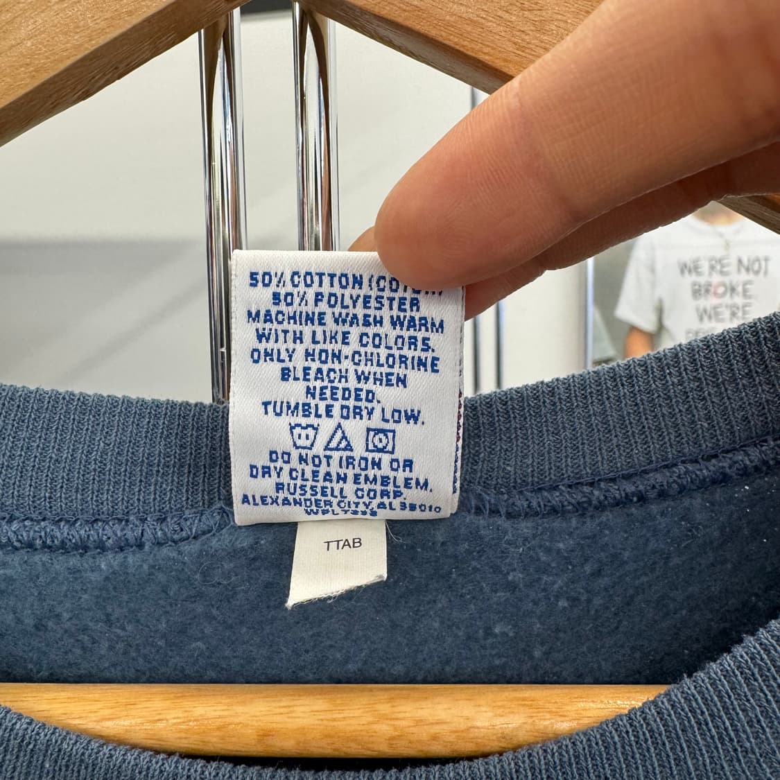 90s 러셀 빈티지 스웻셔츠 맨투맨 (M)   상품이미지5