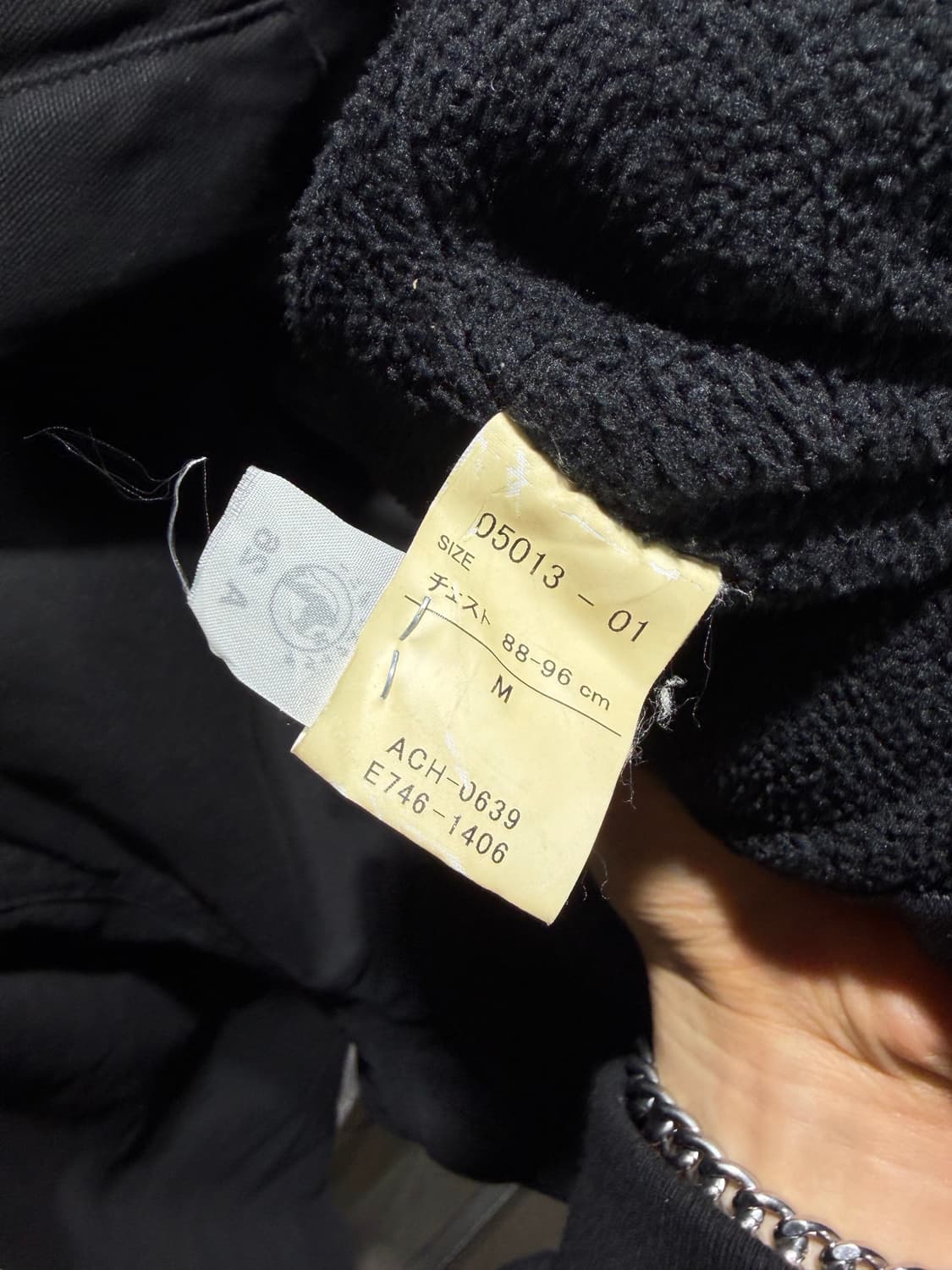 M Carhartt 칼하트 스펠링 하이넥 블랙 야상 상품이미지6