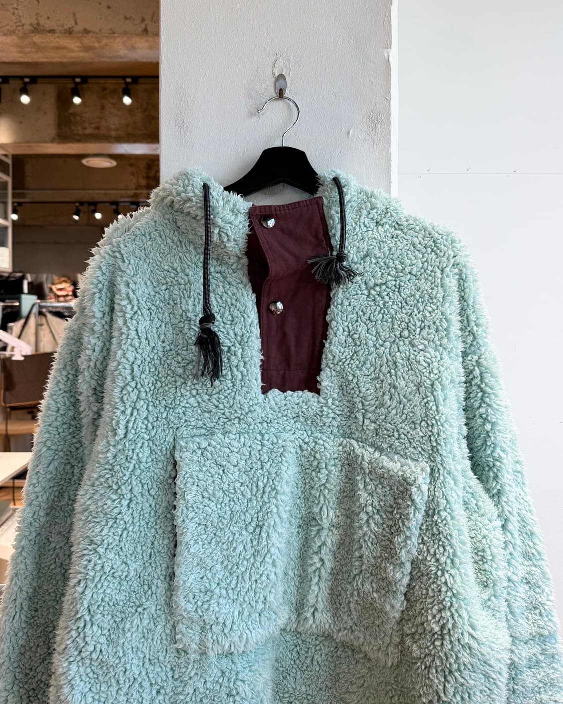 아크네 스튜디오 민트 풀오버 후디 플리스  상품이미지3