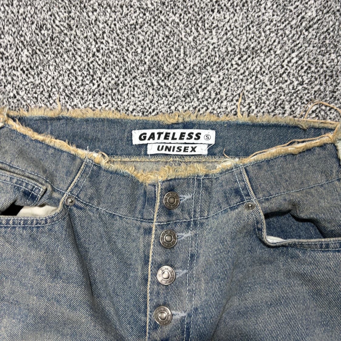 [W] 게이트리스 볼드 데님 팬츠 (S) 상품이미지3