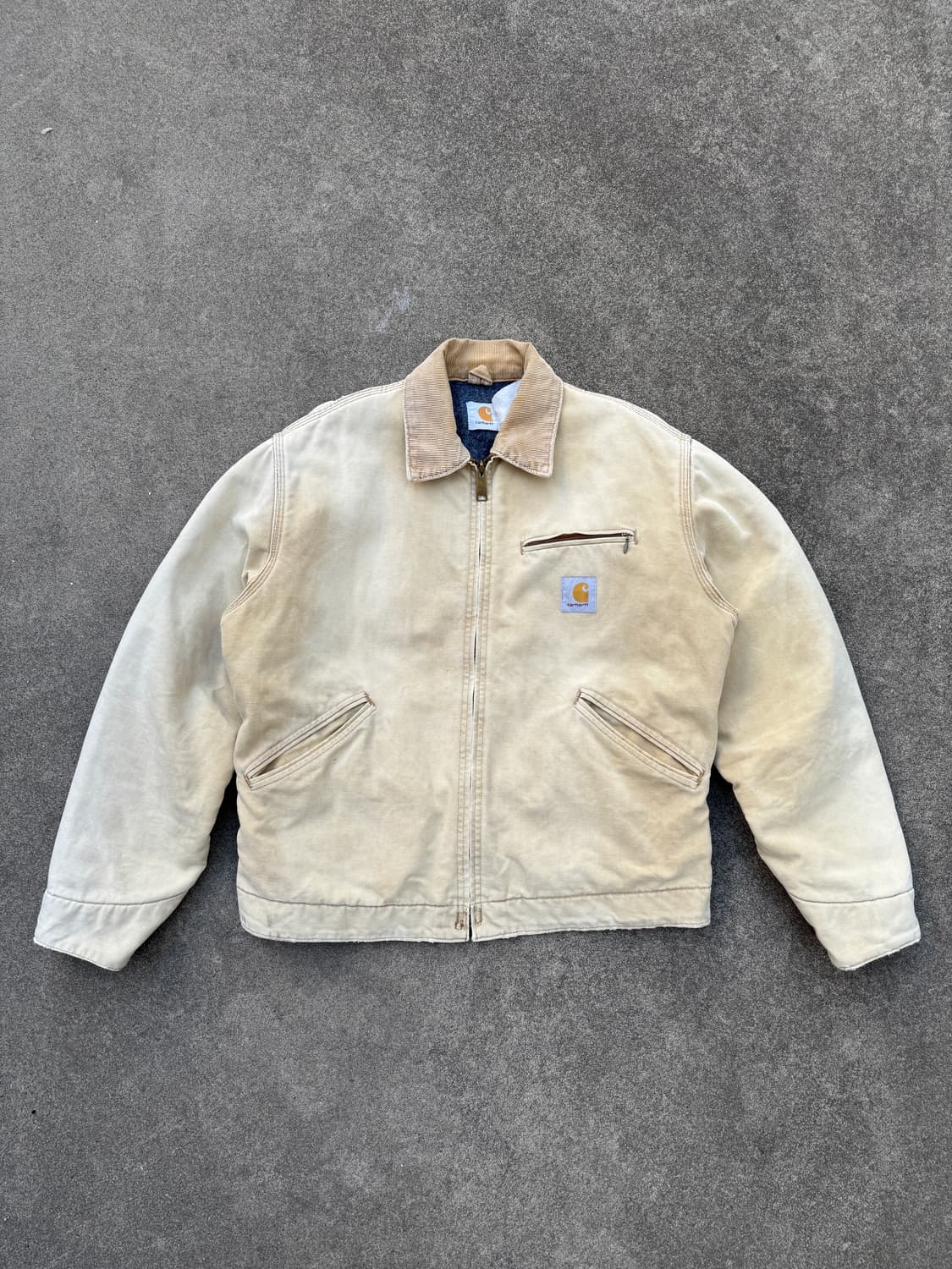 (M) 90s Carhartt detroit jacket (J01BRN) 상품이미지1