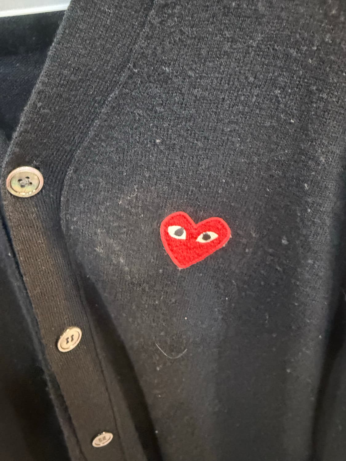 100 정품 꼼데가르송 가디건 팝니다 상품이미지3