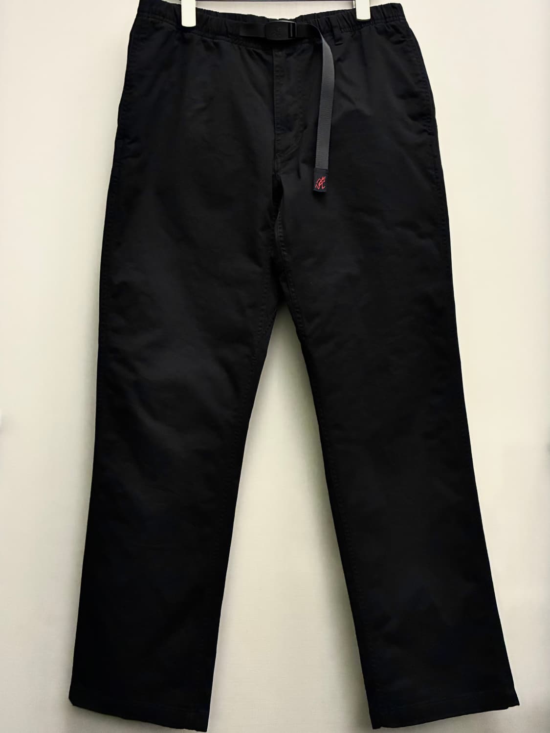 (M~L)그라미치 코튼 폴리 스트레이트 밴딩팬츠 블랙 상품이미지7