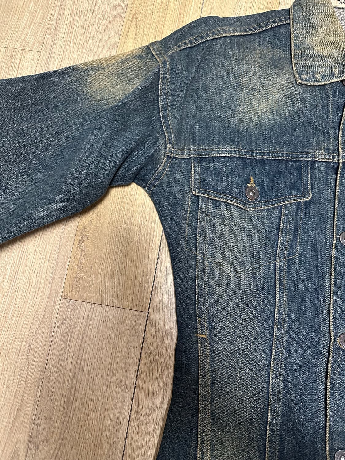 디젤 00s 해외판 데님 라인자켓 95 상품이미지4