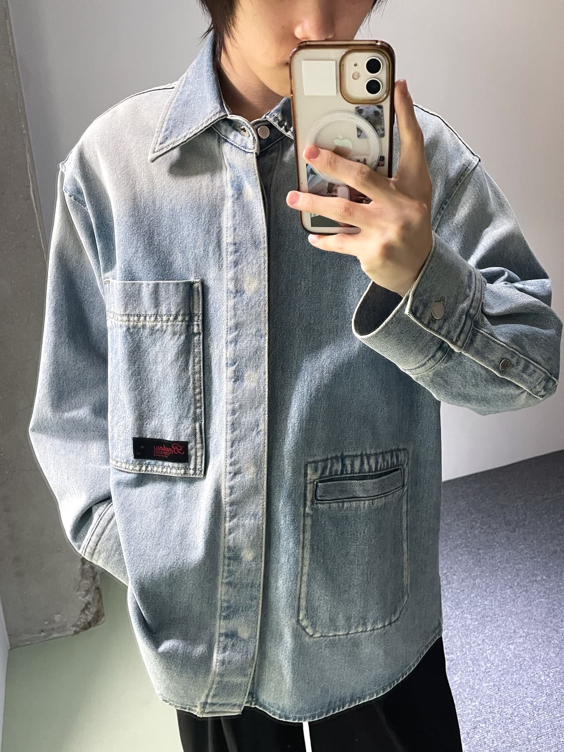 솔리드 옴므 21S/S 데님 자켓 상품이미지2