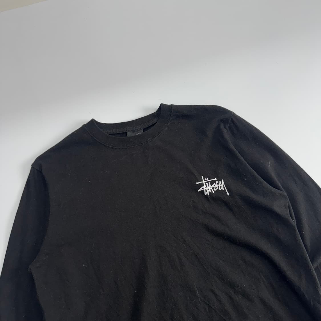 Stussy 스투시 백 로고 블랙 롱슬리브 상품이미지4