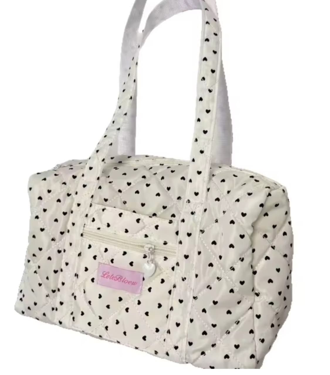 화이트 도트 숄더백 상품이미지1