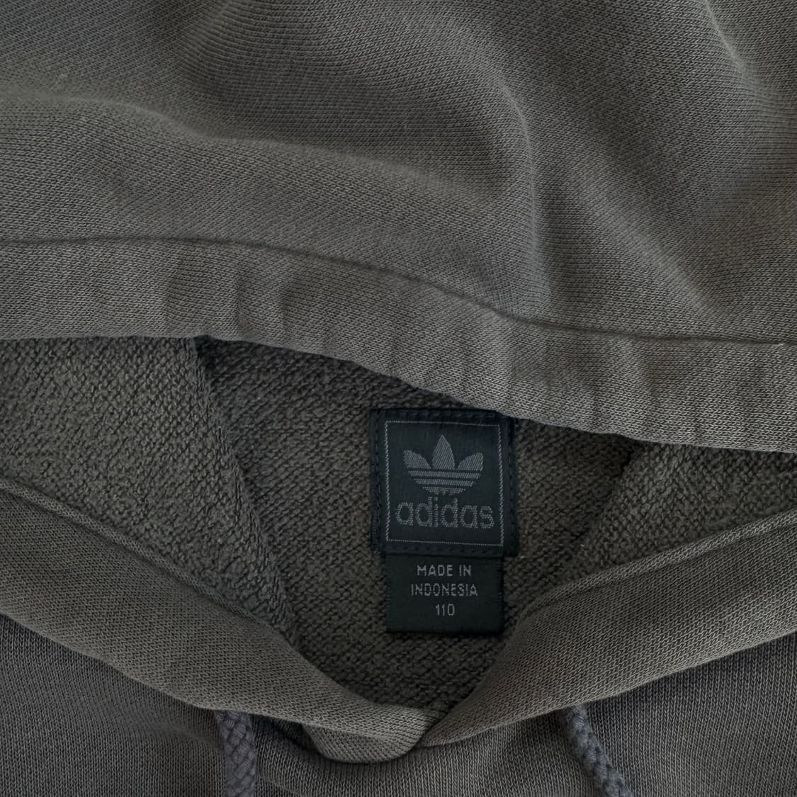 Adidas 아디다스 빅 파이어로고 브라운 후드티 상품이미지6