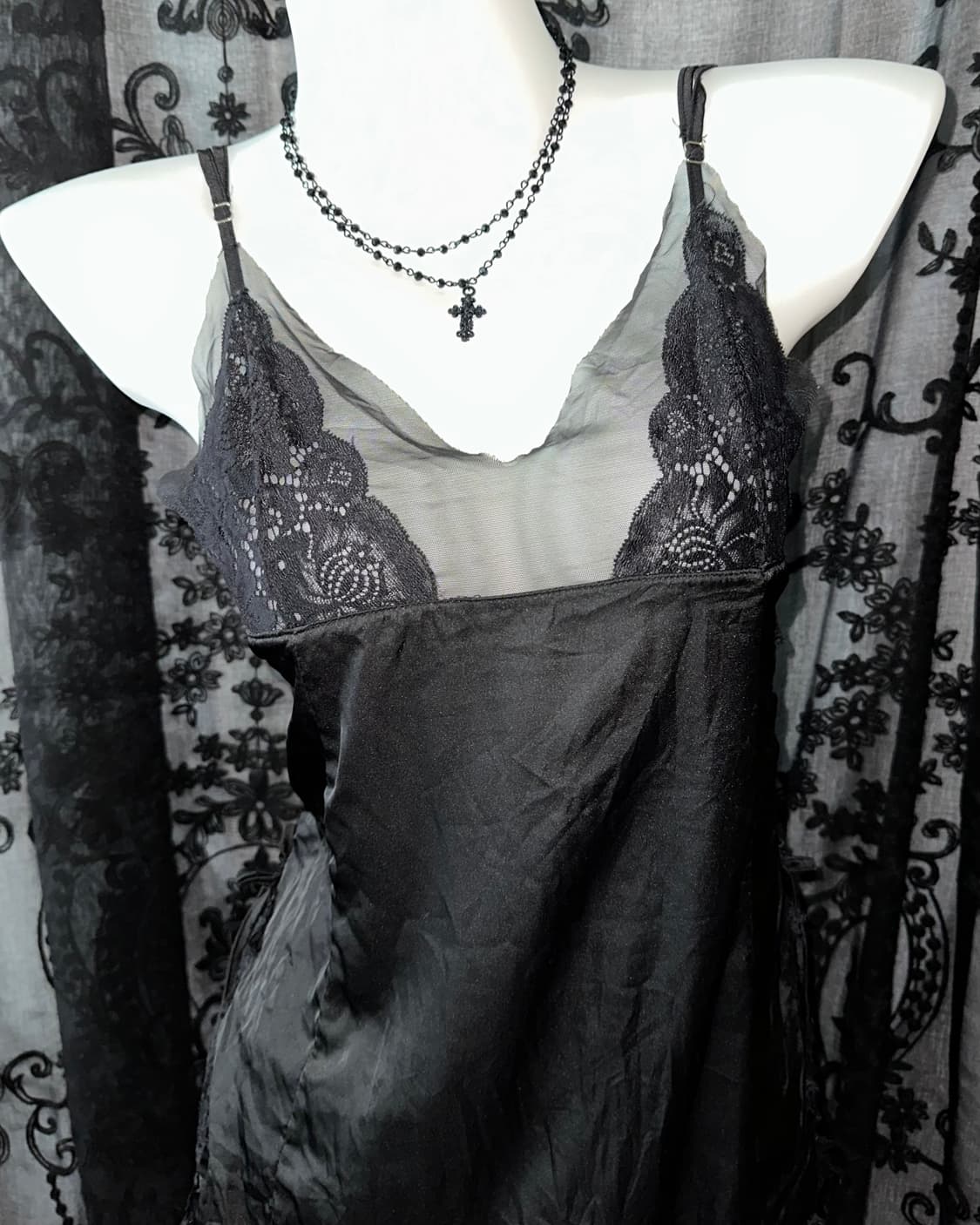 Black Silk Slip 상품이미지2