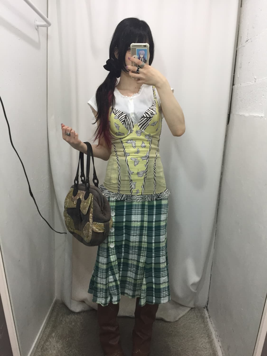그린 체크 소녀 🍭 상품이미지1