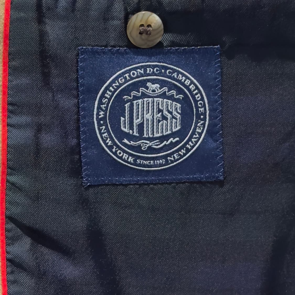 제이프레스 베이지 울 금장 블레이저 상품이미지7