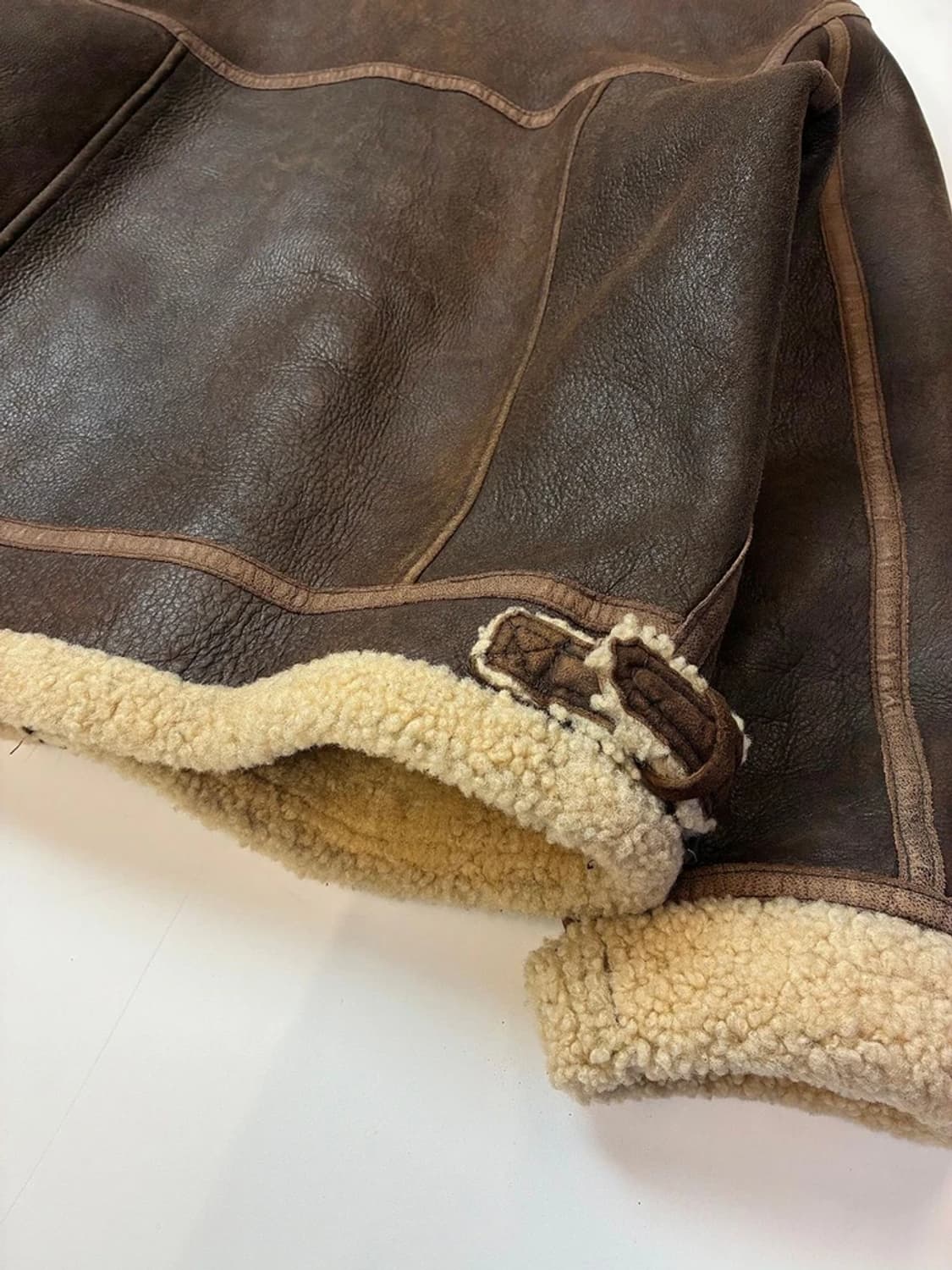 GALLUCCI 90's 시어링 플라이트 무스탕 자켓 PN5532    상품이미지7