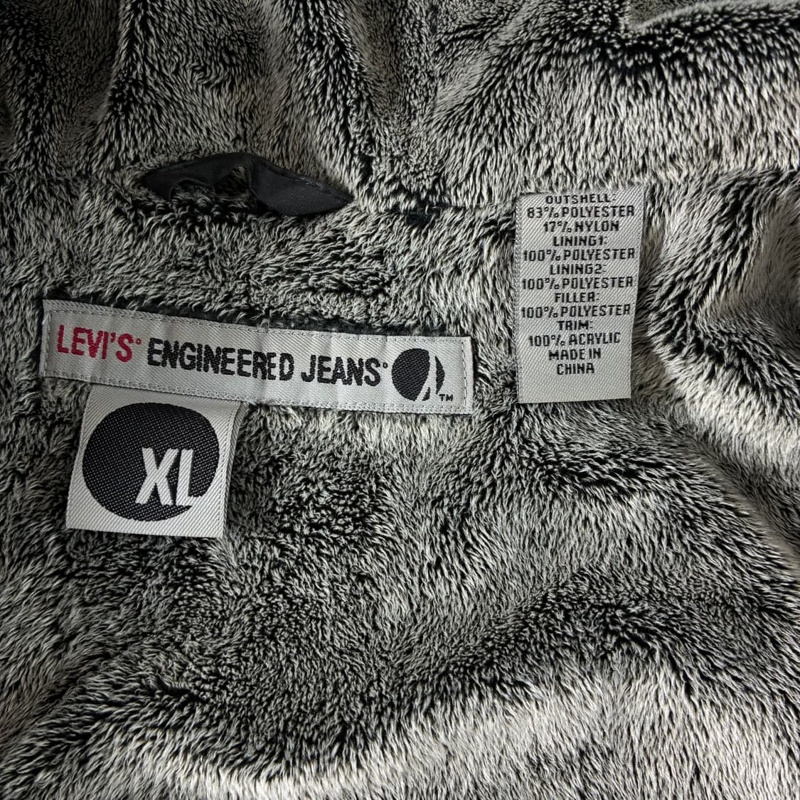 Levi's 리바이스 엔지니어드 스컬 페인팅 유광 후디 점퍼 상품이미지5