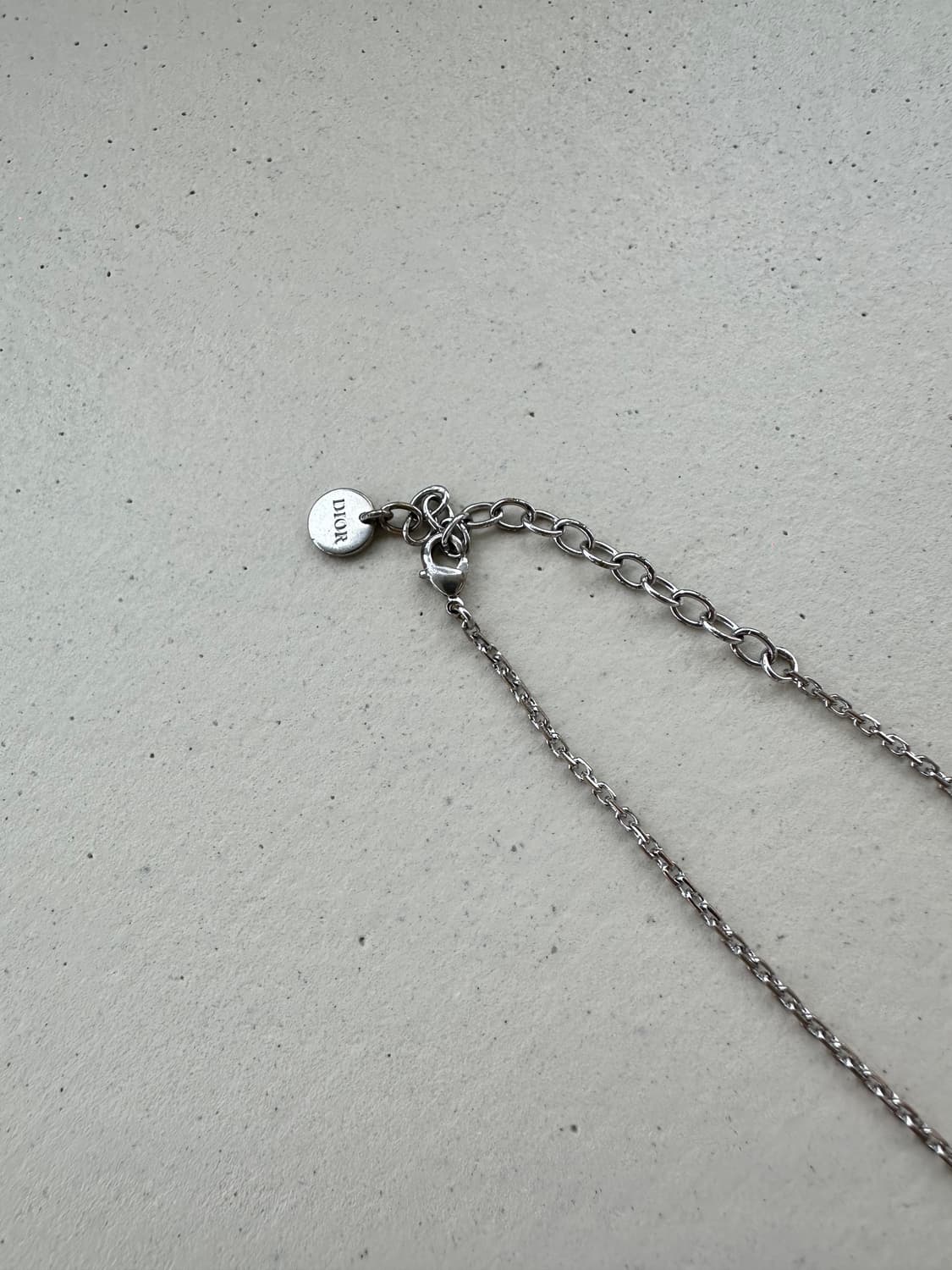 [DIOR] 정품 디올 진주 에르메스 레볼루션 실버 목걸이 상품이미지4