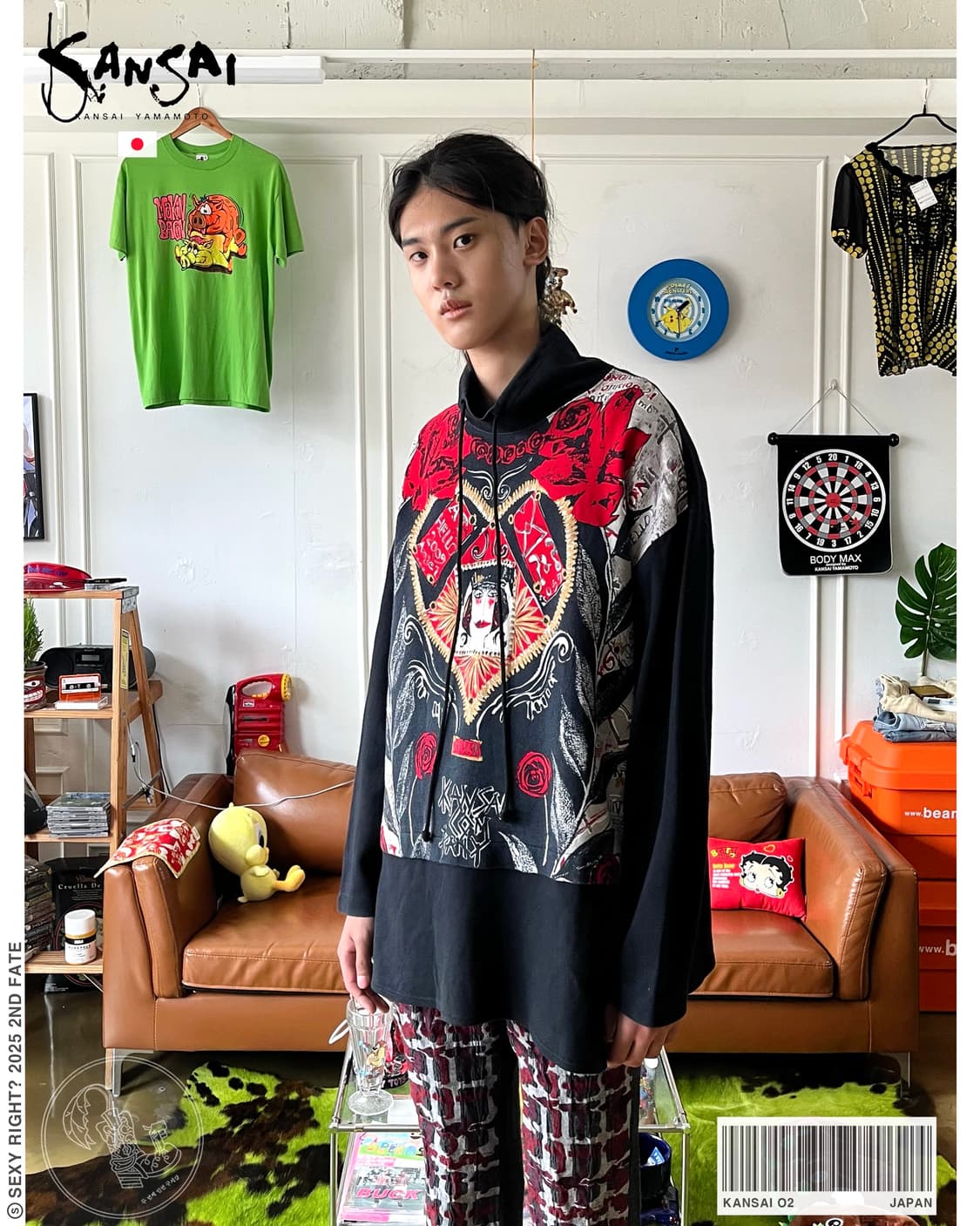 1980s KANSAI O2 High Neck Sweatshirt 상품이미지1