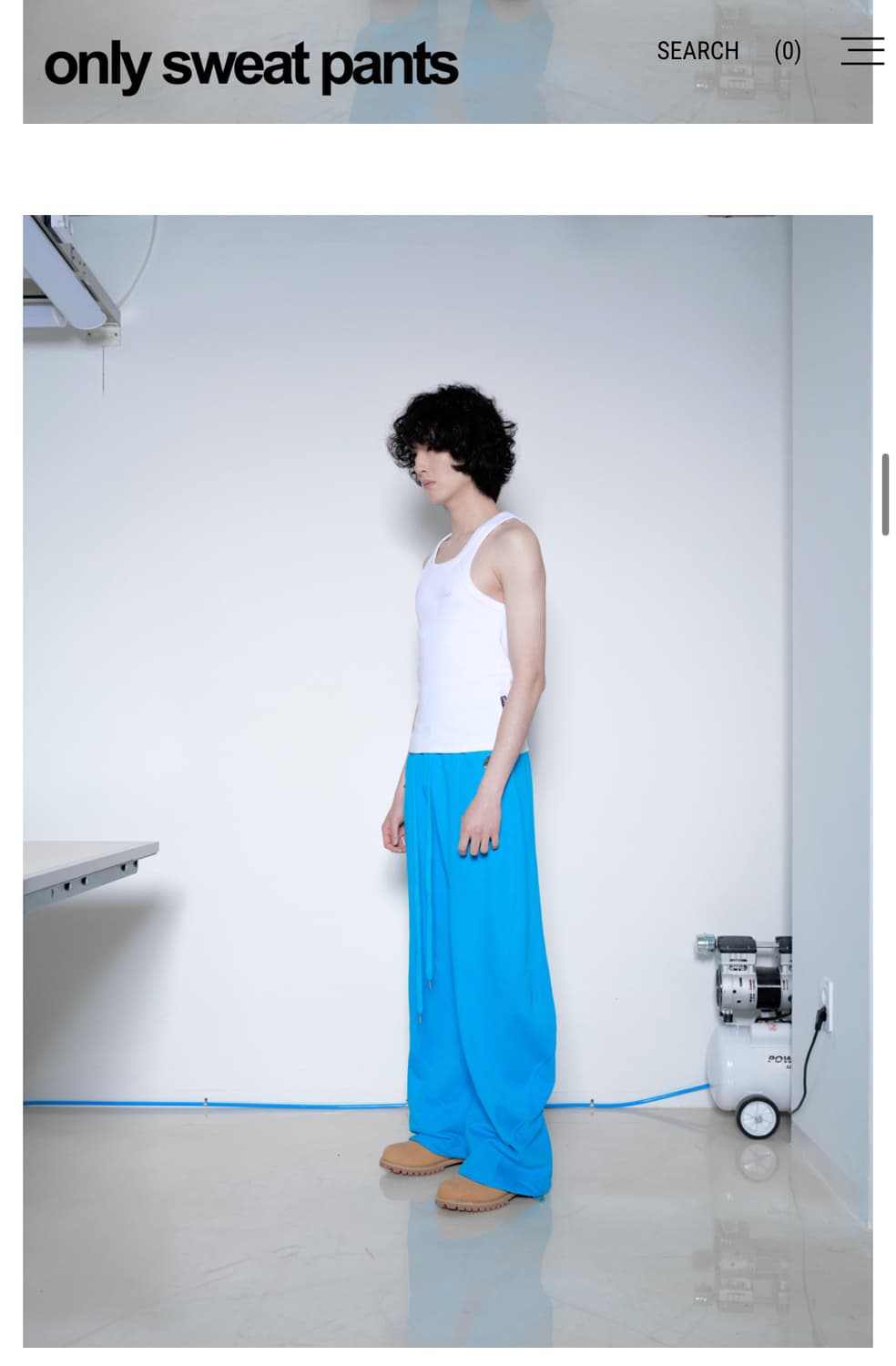 온리 스웻팬츠 와이드 스웻팬츠 상품이미지2