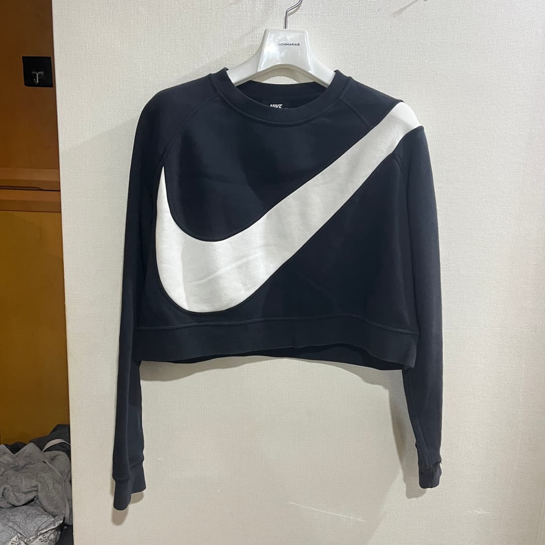 (S) 나이키 빅스우시 크롭 기모 맨투맨 스웻셔츠 상품이미지1