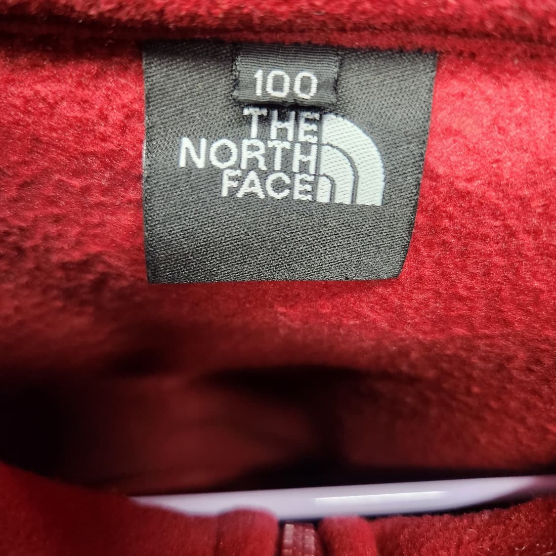 노스페이스 숄더패치 버건디 스트링 후리스 100(XL) 상품이미지6