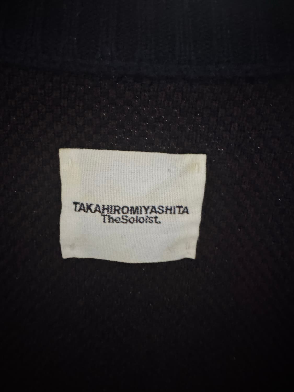 솔로이스트 음표 캐시미어 가디건 상품이미지3