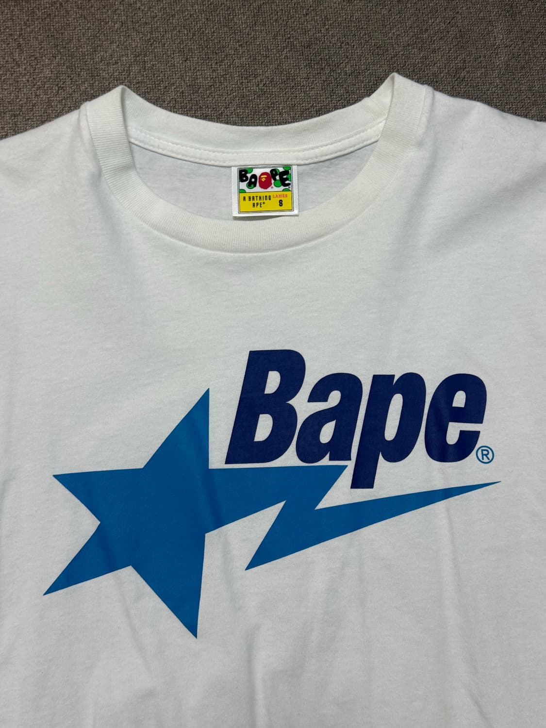 Bape 베이프 반팔 티셔츠 화이트 상품이미지2