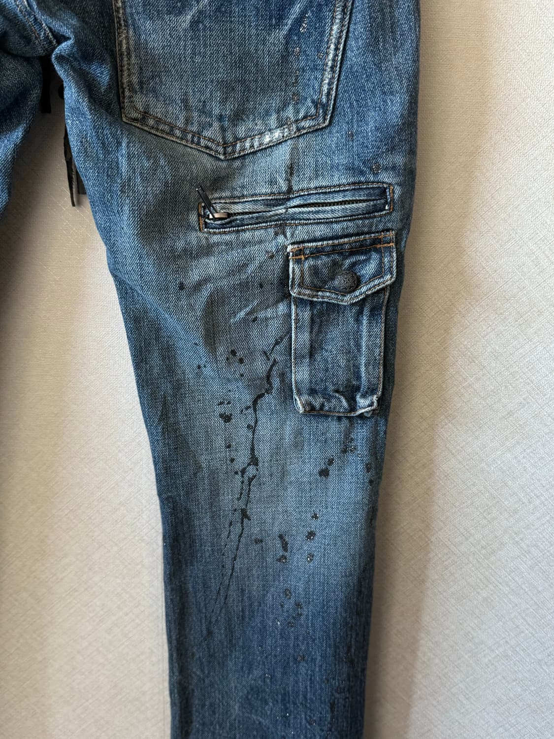 Midas double weist lace-up jeans  상품이미지6