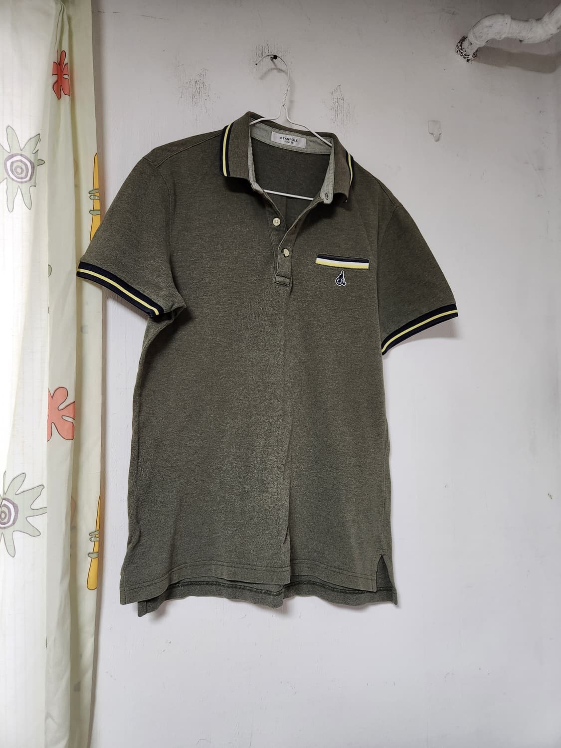 빈폴 반팔 카라티 올리브색 100 상품이미지1